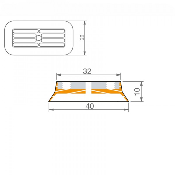 VULKANİZE DİŞİ DİŞLİ OVAL VANTUZ